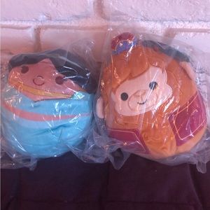 Jasmine and Abu from Aladdin 7’’ squishmallows